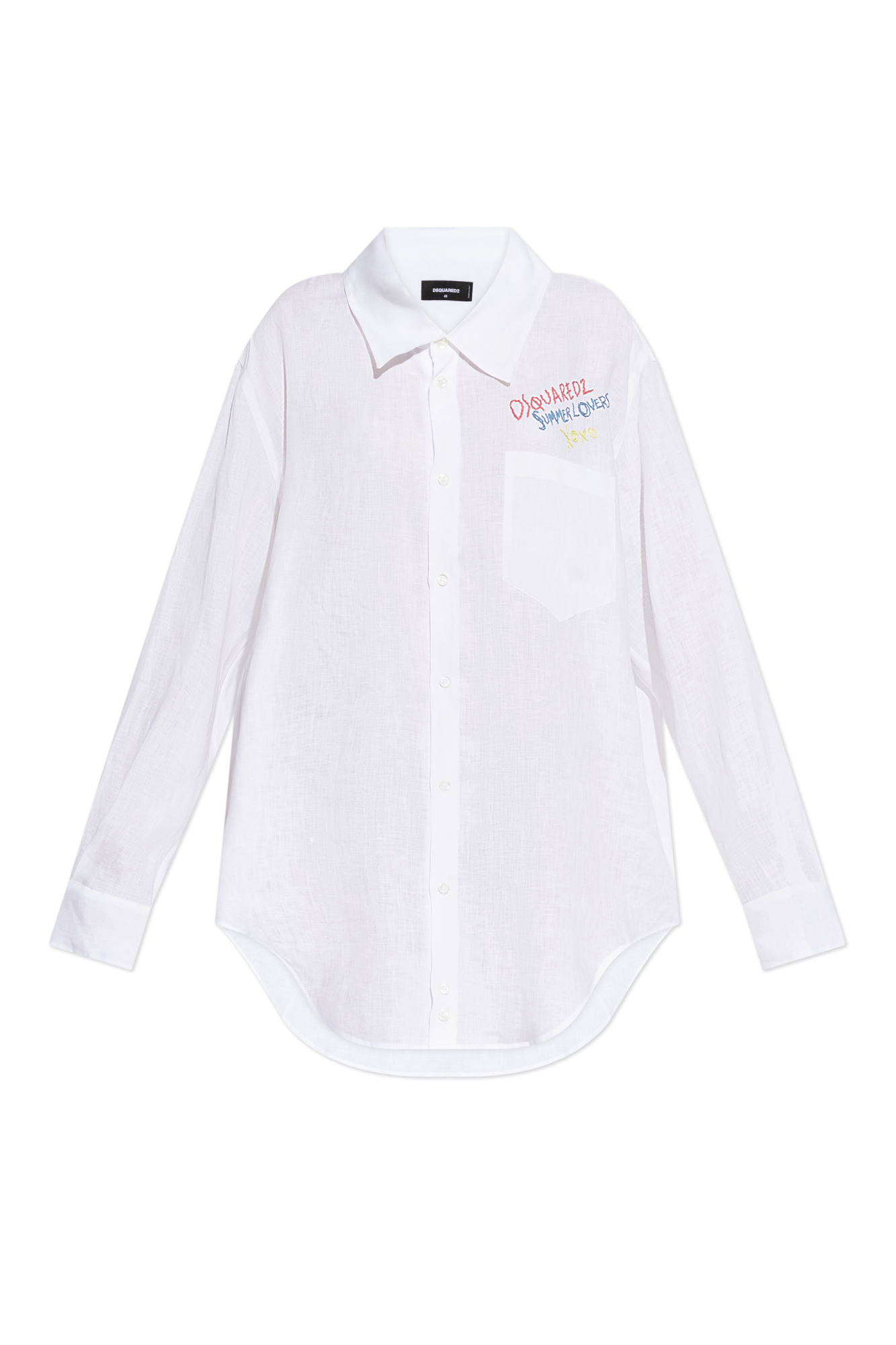 White Shirt capsule `Summer Lovers` Dsquared2 - Vitkac Italy